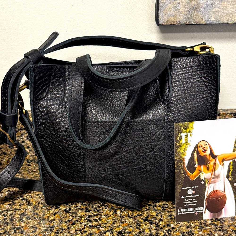 Portland Leather Lola Pebbled Crossbody